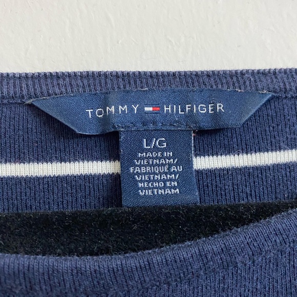 Tommy Hilfiger Boat Neck Striped Long Sleeve - Picture 3 of 5